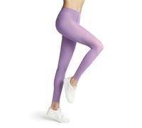FALKE Women's Pure Matt 50 DEN W Le Semi-Opaque Plain 1 Pair Leggings, Pink Shell 8045, L