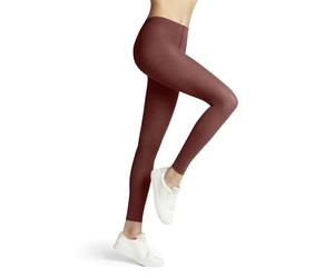 FALKE Women's Pure Matt 50 DEN W Le Semi-Opaque Plain 1 Pair Leggings, Red Brick 8408, L