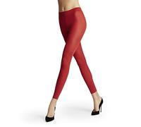 FALKE Women's Pure Matt 50 DEN W Le Semi-Opaque Plain 1 Pair Leggings, Red Scarlet 8228, M