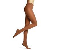 FALKE Womens Pure Matt 50 Den W Semi-opaque Plain 1 Pair Tights, Orange (Tandoori 8576) New - Eco-friendly, S-M UK