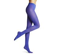 FALKE Women's Pure Matt 50 DEN W Ti Semi-Opaque Plain 1 Pair Tights, Blue Imperial 6065, S