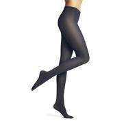 FALKE Women's Pure Matt 50 DEN W Ti Semi-Opaque Plain 1 Pair Tights, Blue Ink 6491, S-M