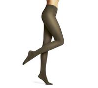 FALKE Women's Pure Matt 50 DEN W Ti Semi-Opaque Plain 1 Pair Tights, Brown Shitake 5182, M-L