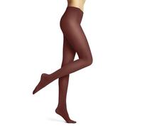 FALKE Women's Pure Matt 50 DEN W Ti Semi-Opaque Plain 1 Pair Tights, Red Brick 8408, M-L