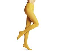 FALKE Women's Pure Matt 50 DEN W Ti Semi-Opaque Plain Tights, Yellow Amber 1851, XL