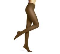 FALKE Women's Pure Matt 50 DEN W Ti Semi-Opaque Plain 1 Pair Tights, Yellow Old Brass 1220, S-M