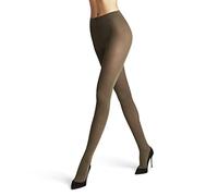 FALKE Women's Pure Matt 50 DEN W Ti Semi-Opaque Plain Tights 1 Pair, Green Military 7826, S-M