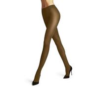 FALKE Women's Pure Matt 50 DEN W Ti Semi-Opaque Plain Tights 1 Pair, Yellow Old Brass 1220, L