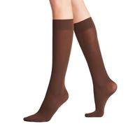 Falke Womens Pure Matt 50 Denier Knee-High Tights - Brenda Brown