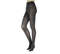 Falke Womens Pure Matt 50 Denier Recycled Tights in Black/Marine/Graphite 1 Pair