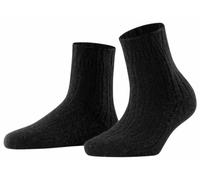 Falke Womens Rib Bed Socks - Black