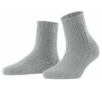 Falke Womens Rib Bed Socks - Silver