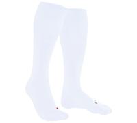 FALKE Women's RU Compression Energy W Kh Functional Yarn With Compression 1 Pair Running Socks, White White 2000 - Calf circumference W1, 2.5-5