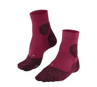 FALKE Women's RU Trail Grip W SO Functional Yarn Anti-Blister 1 Pair Running Socks, Red (Rose 8564), 7-8