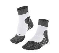 FALKE Women's RU Trail W So Functional Yarn Anti-Blister 1 Pair Running Socks, White 2003, 7-8