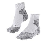 FALKE Women's RU Trail W So Functional Yarn Anti-Blister 1 Pair Running Socks, White White-Mix 2020, 4-5
