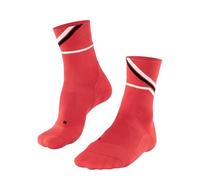FALKE Women's RU4 130 Years W So Cotton Functional Yarn Anti-Blister Running Socks 1 Pair, Red Scarlet 8070, 4-5