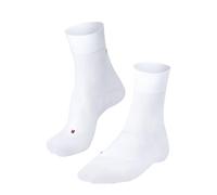 FALKE Women's RU4 Endurance Comopression W So Cotton Functional Yarn With Compression Running Socks 1 pair, White 2000, 7-8