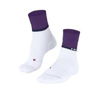 FALKE Women's RU4 Endurance Compression W So Cotton Functional Yarn With Compression 1 Pair Running Socks, White 2008 4-5