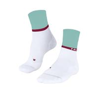 FALKE Women's RU4 Endurance Compression W So Cotton Functional Yarn With Compression 1 Pair Running Socks, White 2002, 4-5
