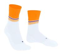 FALKE Women's RU4 Endurance Cool W So Functional Yarn Anti-Blister 1 Pair Running Socks, White 2009 Stripe 7-8