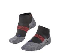 FALKE Women's RU4 Endurance Cool Short W Sso Functional Yarn Anti-Blister 1 Pair Running Socks, Black 3008, 5.5-6.5