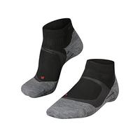 FALKE Women's RU4 Endurance Cool Short W SSO Functional Yarn Anti-Blister 1 Pair Running Socks, Black (Black-Mix 3010), 5.5-6.5