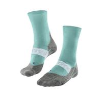 FALKE Women's RU4 Endurance Cool W So Functional Yarn Anti-Blister 1 Pair Running Socks, Blue Fiji 6423 4-5