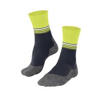 FALKE Women's RU4 Endurance Cool W So Functional Yarn Anti-Blister 1 Pair Running Socks, Blue Space 6116 Stripe 7-8