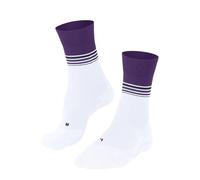 FALKE Women's RU4 Endurance Cool W So Functional Yarn Anti-Blister 1 Pair Running Socks, White 2005 Stripe, 5.5-6.5
