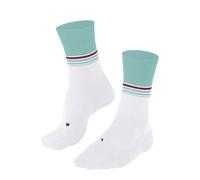 FALKE Women's RU4 Endurance Cool W So Functional Yarn Anti-Blister 1 Pair Running Socks, White 2006 Stripe, 5.5-6.5
