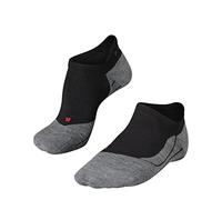 FALKE Women's RU4 Endurance Invisible W In Cotton Anti-Blister 1 Pair Running Socks, Black Black-Mix 3010, 4-5