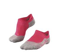 FALKE Women's RU4 Endurance Invisible W In Cotton Anti-Blister Running Socks 1 Pair, Red Rose 8564, 7-8