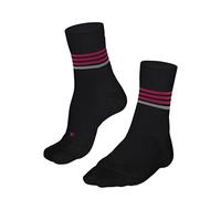 FALKE Women's RU4 Endurance Reflect W SO Cotton Anti-Blister 1 Pair Running Socks, Black (Black 3001), 5.5-6.5