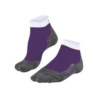 FALKE Women's RU4 Endurance Short W Sso Cotton Anti-Blister 1 Pair Running Socks, Purple Plum 8028 7-8