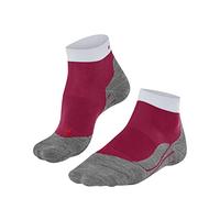 FALKE Women's RU4 Endurance Short W SSO Cotton Anti-Blister 1 Pair Running Socks, Red (Rose 8565), 5.5-6.5