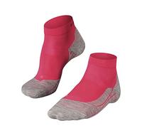 FALKE Women's RU4 Endurance Short W Sso Cotton Anti-Blister Running Socks 1 Pair, Red Rose 8564, 2.5-3.5