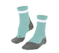 FALKE Women's RU4 Endurance W So Cotton Anti-Blister 1 Pair Running Socks, Blue Fiji 6423, 4-5
