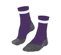 FALKE Women's RU4 Endurance W So Cotton Anti-Blister 1 Pair Running Socks, Purple Plum 8028 4-5