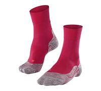 FALKE Women's RU4 Endurance W So Cotton Anti-Blister 1 Pair Running Socks, Red Rose 8564, 2.5-3.5
