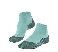 FALKE Women's RU4 Light Performance Short W Sso Lyocell Functional Yarn Anti-Blister 1 Pair Running Socks, Blue Fiji 6423 7-8