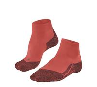 FALKE Women's RU4 Light Performance Short W Sso Lyocell Functional Yarn Anti-Blister 1 Pair Running Socks, Orange Coral 8017, 5.5-6.5