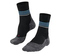 FALKE Women's RU4 Reflect Running Socks Medium Cushioning Anti-Blister Mid-Calf Length Vegan Quick-Drying Breathable Cotton Functional Yarn 1 Pair