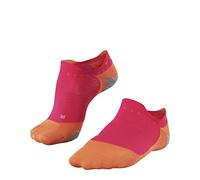 FALKE Women's RU5 Race Invisible W In Functional Yarn Anti-Blister 1 Pair Running Socks, Red Rose 8564, 7-8