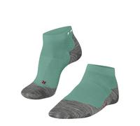 FALKE Women's RU5 Race Short W Sso Functional Yarn Anti-Blister 1 Pair Running Socks, Blue Fiji 6423, 5.5-6.5