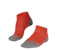 FALKE Women's RU5 Race Short W Sso Functional Yarn Anti-Blister 1 Pair Running Socks, Red Neon 8584, 5.5-6.5