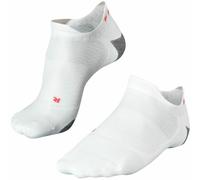 Falke Womens Running 5 Invisible No Show Socks - White