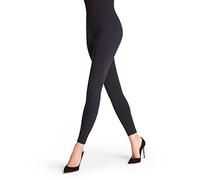 FALKE Women's Seamless W Le Opaque Plain 1 Pair Leggings, Blue Marine 6179, L 44-46