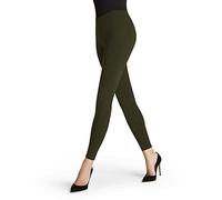 FALKE Women's Seamless W LE Opaque Plain 1 Pair Leggings, Green (Artichoke 7436), S 36-38