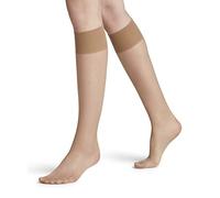 FALKE Women's Seidenglatt 15 DEN W Kh Sheer Plain 1 Pair Knee-High Socks, Skin colour Cocoon 4859, 2.5-5